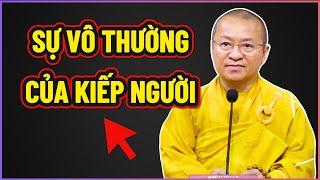 TT. Thích Nhật Từ chia sẻ về SỰ VÔ THƯỜNG của KIẾP NGƯỜI