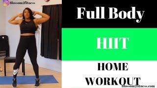 FAT BURNING BEGINNER HIIT HOME WORKOUT | BODYWEIGHT ONLY NO EQUIPMENT NEEDED