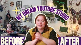 YouTube studio MAKEOVER!  The ultimate craft room 