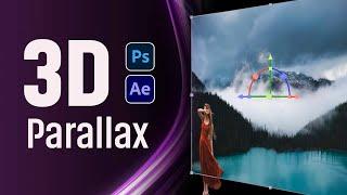 Create 3D parallax motion in after effects