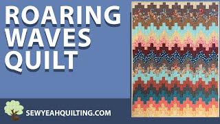 Roaring Waves Quilt Tutorial | FREE PATTERN