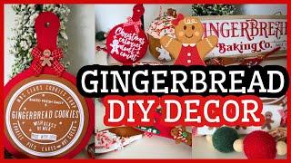  DOLLAR TREE CHRISTMAS DIYS | GINGERBREAD DIY CRAFTS FOR CHRISTMAS 2024