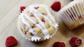 Lemon Raspberry Muffins Recipe | Home Baking | The Sweetest Journey