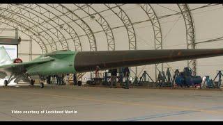 Whoa! Lockheed Martin X-59 finally unveiled in hangar rollout