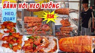 Quán Ngon Bánh Hỏi Heo Nướng Xiên 35k Trên Đường Phố Sài Gòn