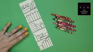 Easy to draw Bookmark with books design in 5 minutes