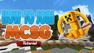 How to Join MCSG 2019 Tutorial