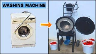 DO NOT THROW THE OLD WASHING MACHINE   * awesome idea * NEVER SEEN BEFORE!