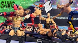 6-Man Elimination Table Match | WWE Action Figure Match!