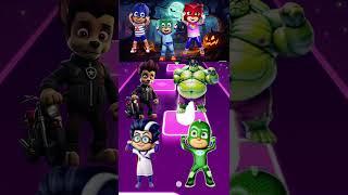 PJ Masks - Owlette  Gekko  Owlette  Gekko X Dance Song Tiles Hop EDM Rush #shorts