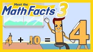 Meet the Math Facts Addition & Subtraction - 4+10=14