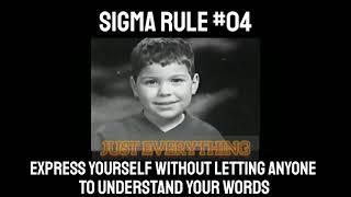 Sigma Rule Video compilation || @JustEverything || #sigmarule