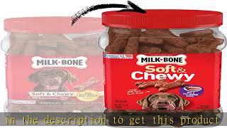 Milk-Bone Soft & Chewy Dog Treats, Beef & Filet Mignon Recipe, 25 Ounces