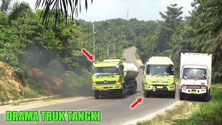 NANJAK ZIG-ZAG, TRUK HINO TANGKI NENGGAK, TRUK FUSO 2KALI KETENGGAK