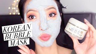 Korean Bubble Clay Mask! Review & Demo