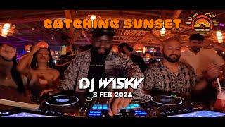 DJ WISKY Live Mix! Afrobeats, Bashment, RnB, Hip-Hop at Catching Sunset Bahrain, AZUL BEACH