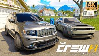 The Crew 2 - New York to Salt Lake City, Utah | Mopar Cruise | Dodge Demon & Jeep SRT8 Cuttin up