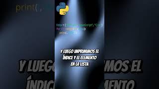  ¡El Truco de Python Que Nadie Usa! Acelera Tu Código con `enumerate()` 