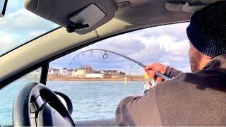 I CAUGHT FISH from my CAR️ U.K. Sea Fishing