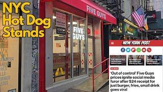 Five Guys Hot Dog Review: Worth $8? | NYC's Hot Dog Stands