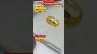 AA+ NATURAL SRILANKA PHOKRAJ  YELLOW SHAPPIER  #viral #trending #shorts #reels #india #stone