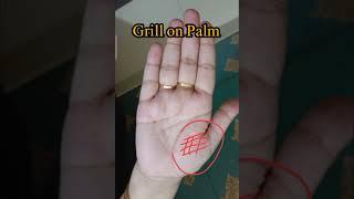 Grill on Palm #astrology #palmanalysis #palmistry #palmistry #horoscope #horoscope #palmstudy