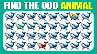 Find The Odd One Out - Marine Animals Edition  | Easy, Medium, Hard - 30 Ultimate Levels