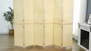 HOMCOM 830-831V02ND Paravent en bois