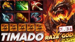 Timado Shadow Fiend - RAZE GOD - Dota 2 Pro Gameplay [Watch & Learn]