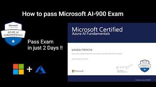 How to pass Microsoft AI-900 Exam (Azure AI Fundamentals )