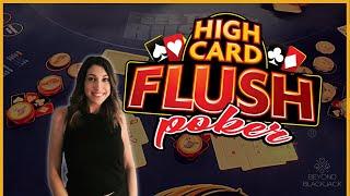 🟡 HIGH CARD FLUSH - The Toughest Game in the Casino?? I Luv Suits  #poker #flush #casino