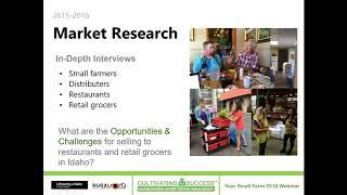 Selling to Retail Grocers and Restaurants - Webinar