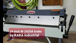 The KAKA Industrial 24 inch pan and box brake.  W-2420A