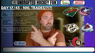 Day 17/45 - NHL Trade News; Columbus Blue Jackets/ Minnesota Wild trade; Avalanche/Predators Trade