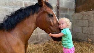 When we share pure love with each other - Cute animals and little friends ️