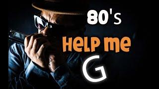 Blues Backing Track Jam - Ice B.- 80's "Help me"  in G