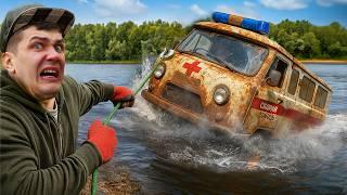 Found an AMBULANCE during magnetic fishing!