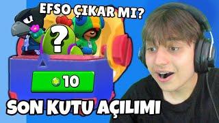 10 TAŞA EFSANEVİ ÇIKARTABİLİR MİYİM? GÜNCELLEME ÖNCESİ SON KUTU AÇILIMI..  Brawl Stars