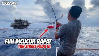 Kena HALAU masa tengah strike ikan GT BESAR! (24KG)