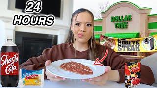 I only ate DOLLAR STORE FOODS for 24 hours!!