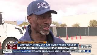 Truck driving is one of Nevada's fastest growing jobs