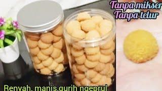 Proses bahan & cara membuatnya sangat mudah kamu akan menyukainya buat isi toples lebaran