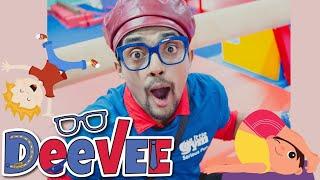 Deevee Learns Gymnastics for Kids! Super Fun freeze Dance| Educational Videos for Toddlers and kids|