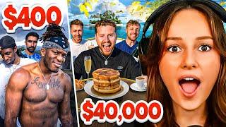 Freya Reacts to SIDEMEN $40,000 vs $400 HOLIDAY (EUROPE EDITION 2)