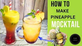 Pinapple Mocktail Recipe I Summer Drinks I गर्मी की ठंडी ड्रिंक रेसिपी I #mocktails  #nonalcoholic