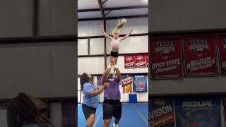 ‼️That could have been bad‼️ THANKFUL for my coach #fail #fails #cheerleading #stunting #stunt