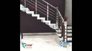 Latest Railing Design in 2025 | Strong Safe & Stylish Handrail from CRS | Steel, Wood & Glass Finish
