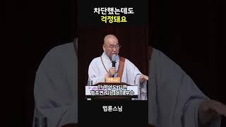 차단했는데도 걱정돼요 #법륜스님 #이별 #우울증 #조언 #정신건강 #고민 #치료