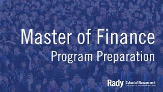 Advice for Master of Finance Students