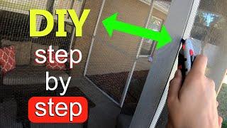 How To Replace Patio Screen | Full Replacement Walkthrough with 5 EASY DIY STEPS!